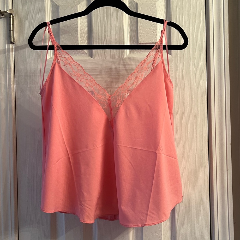 Pink Lace Camisole